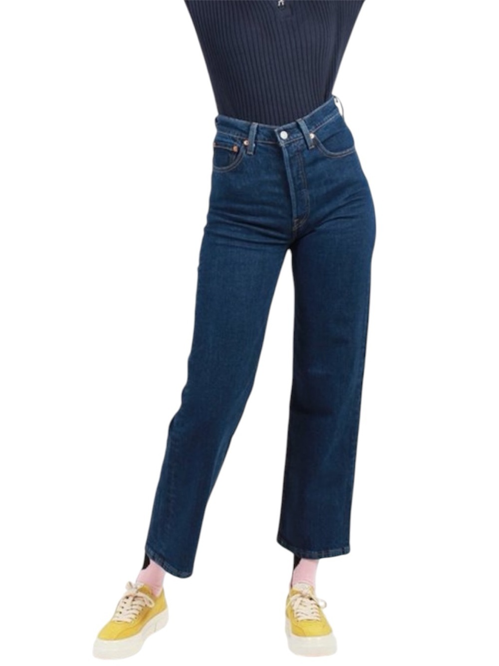 Levi's Women's Ribcage Straight Ankle
Jeans Life’s Work Blue Womens Size 32